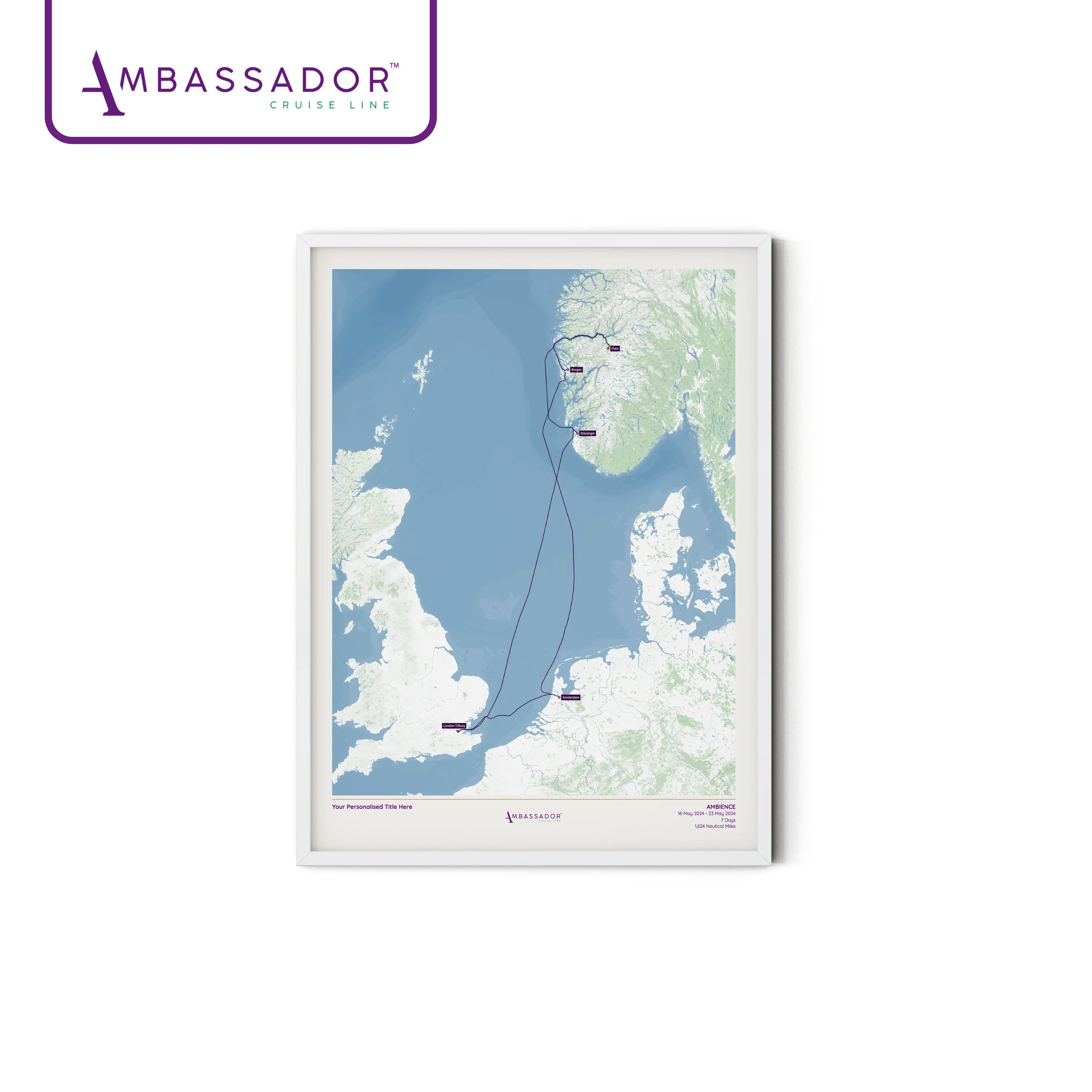 Ambassador Cruise Line Map - Image 23
