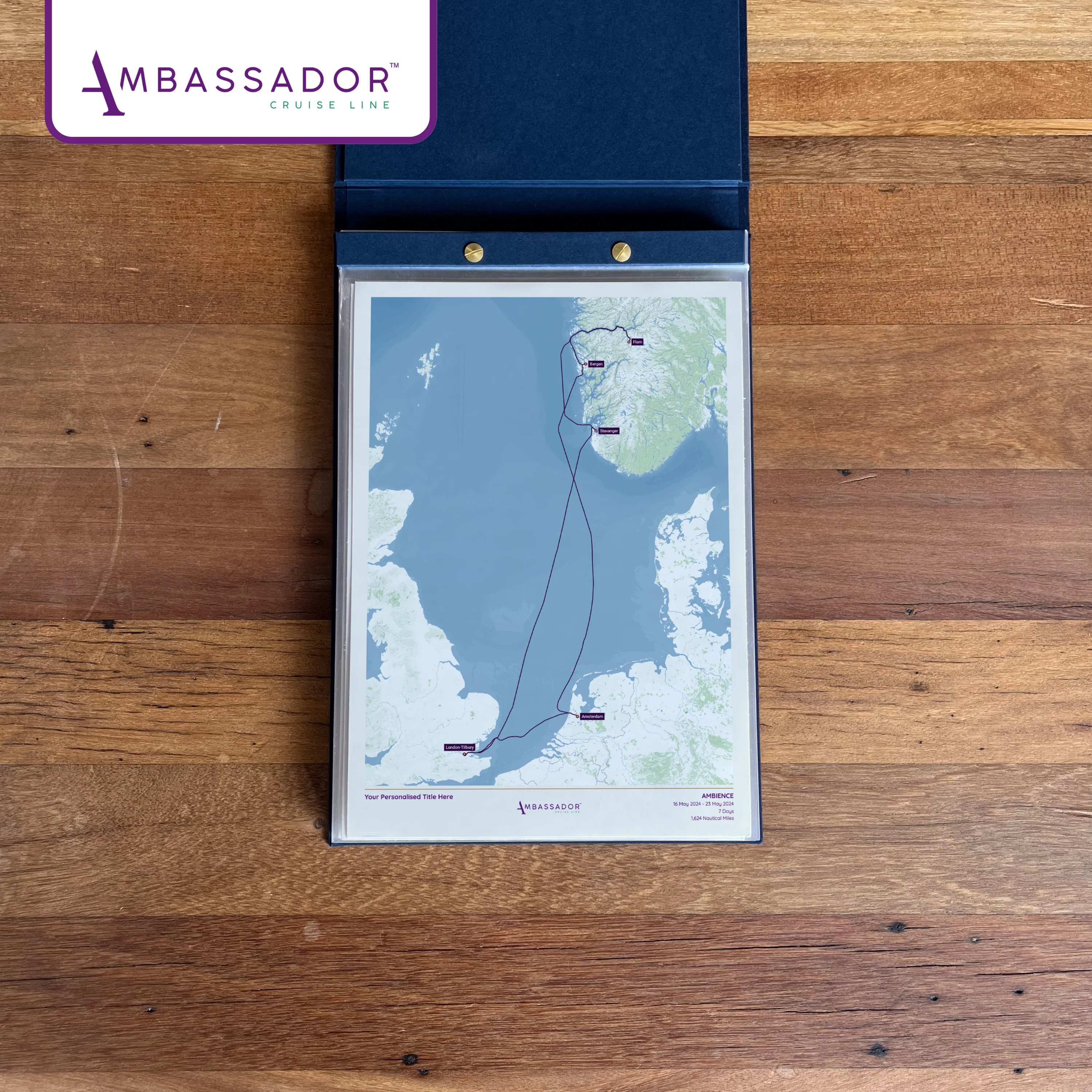 Ambassador Cruise Line Map - Image 28
