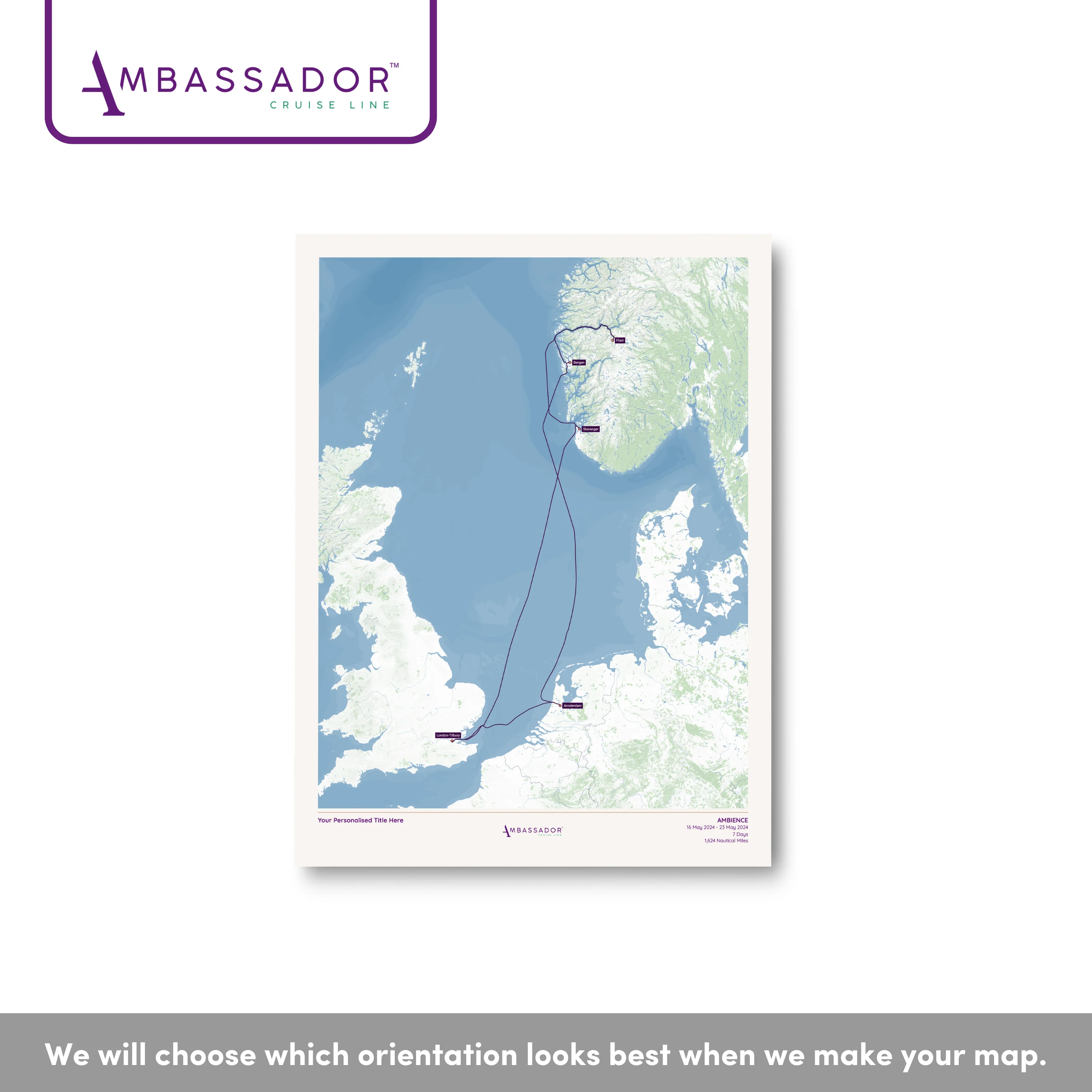 Ambassador Cruise Line Map - Image 29
