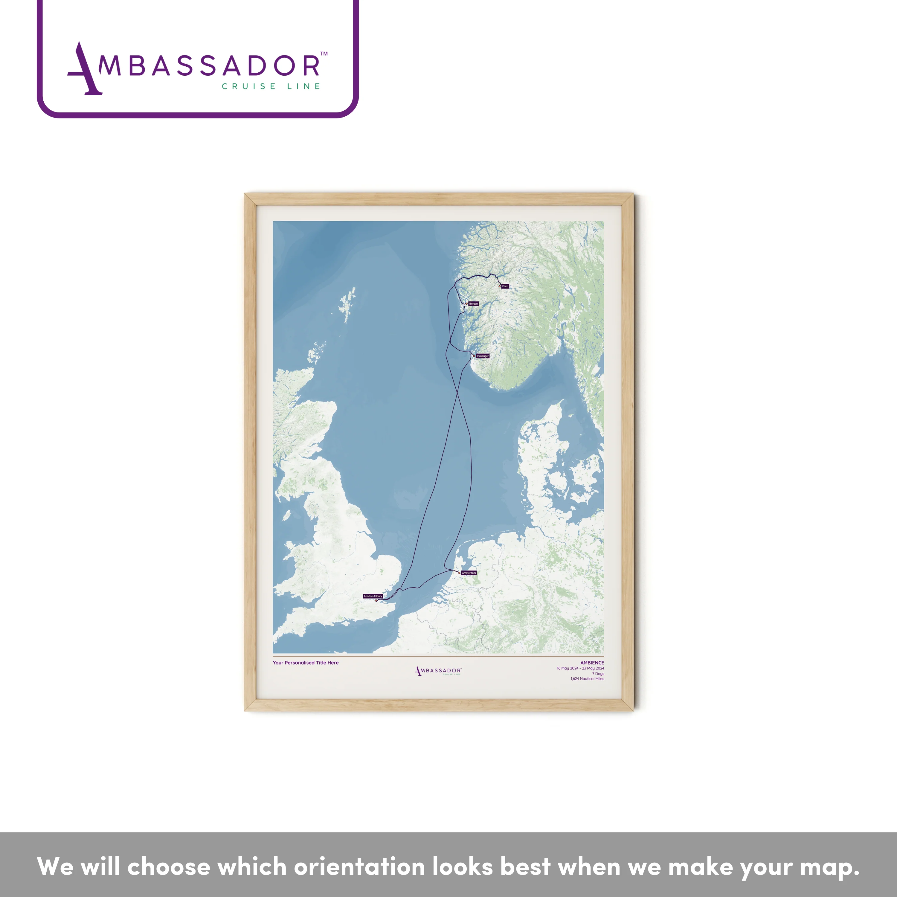 Ambassador Cruise Line Map - Image 31