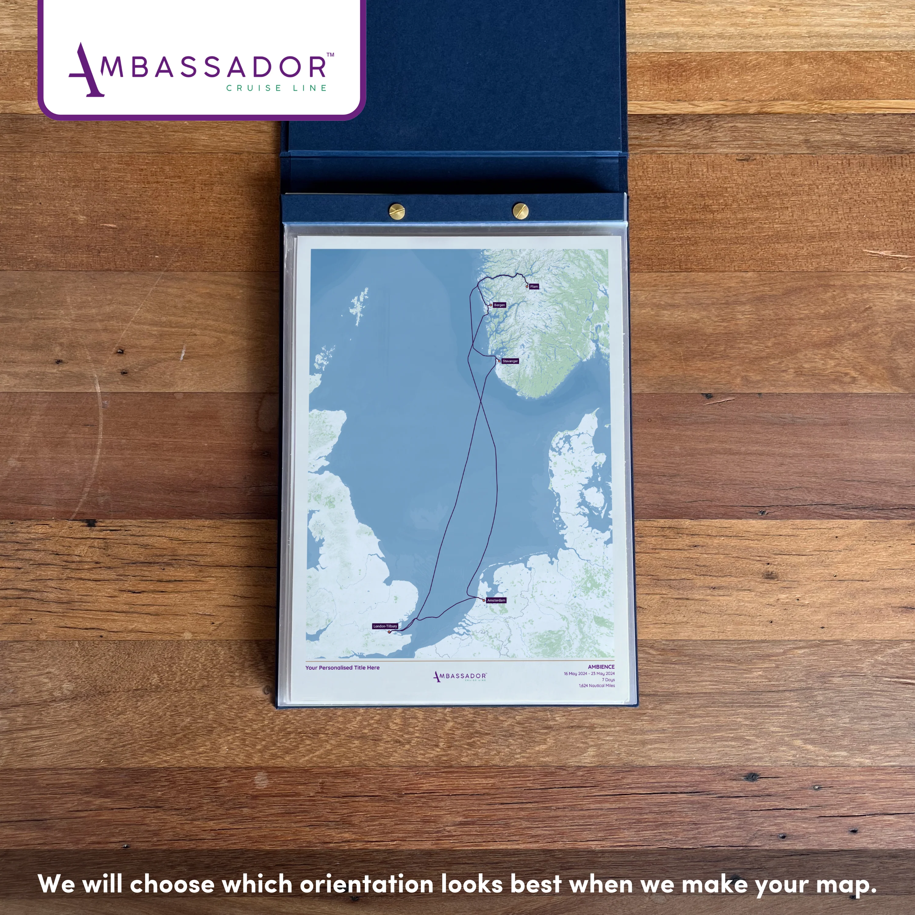 Ambassador Cruise Line Map - Image 37
