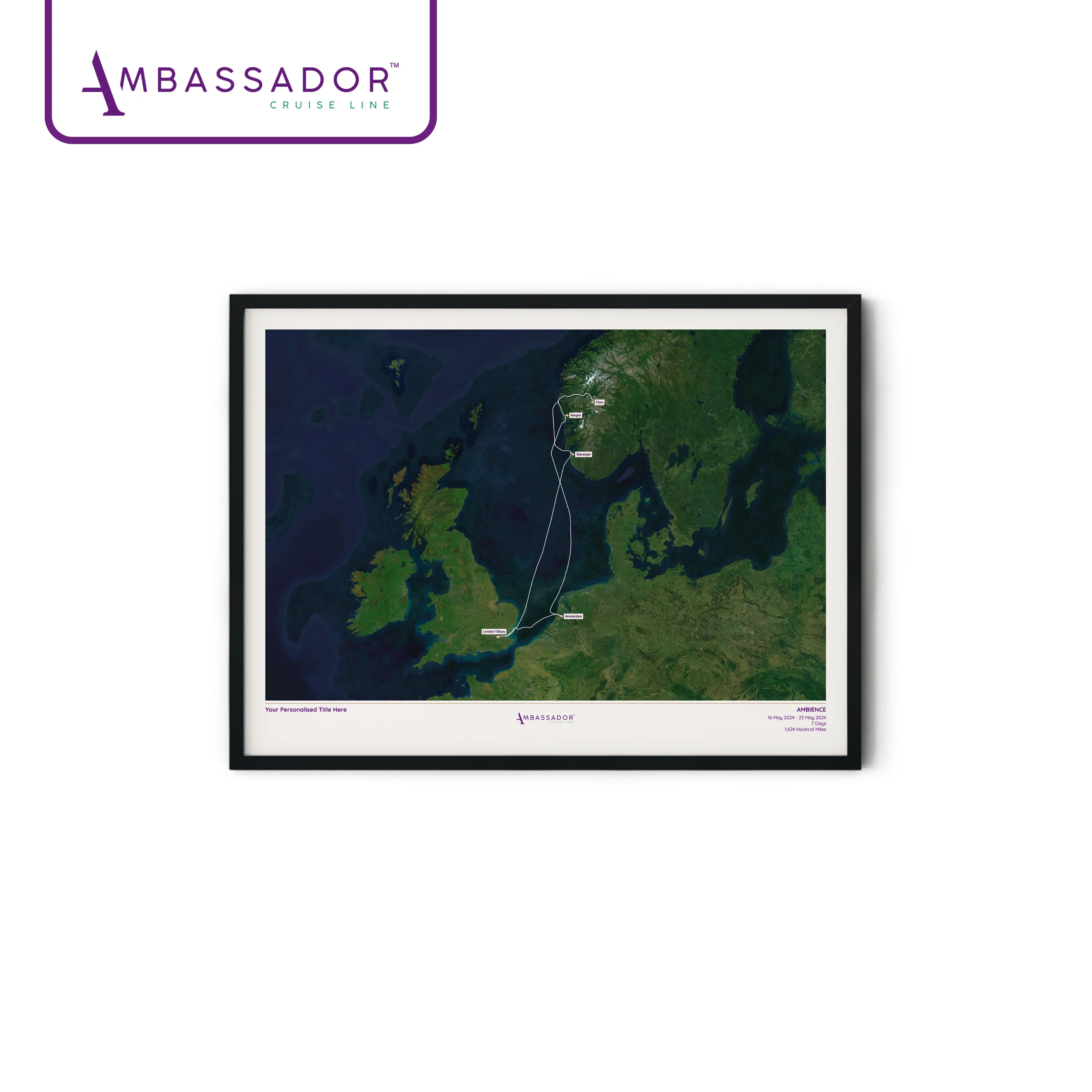 Ambassador Cruise Line Map - Satellite - Image 12