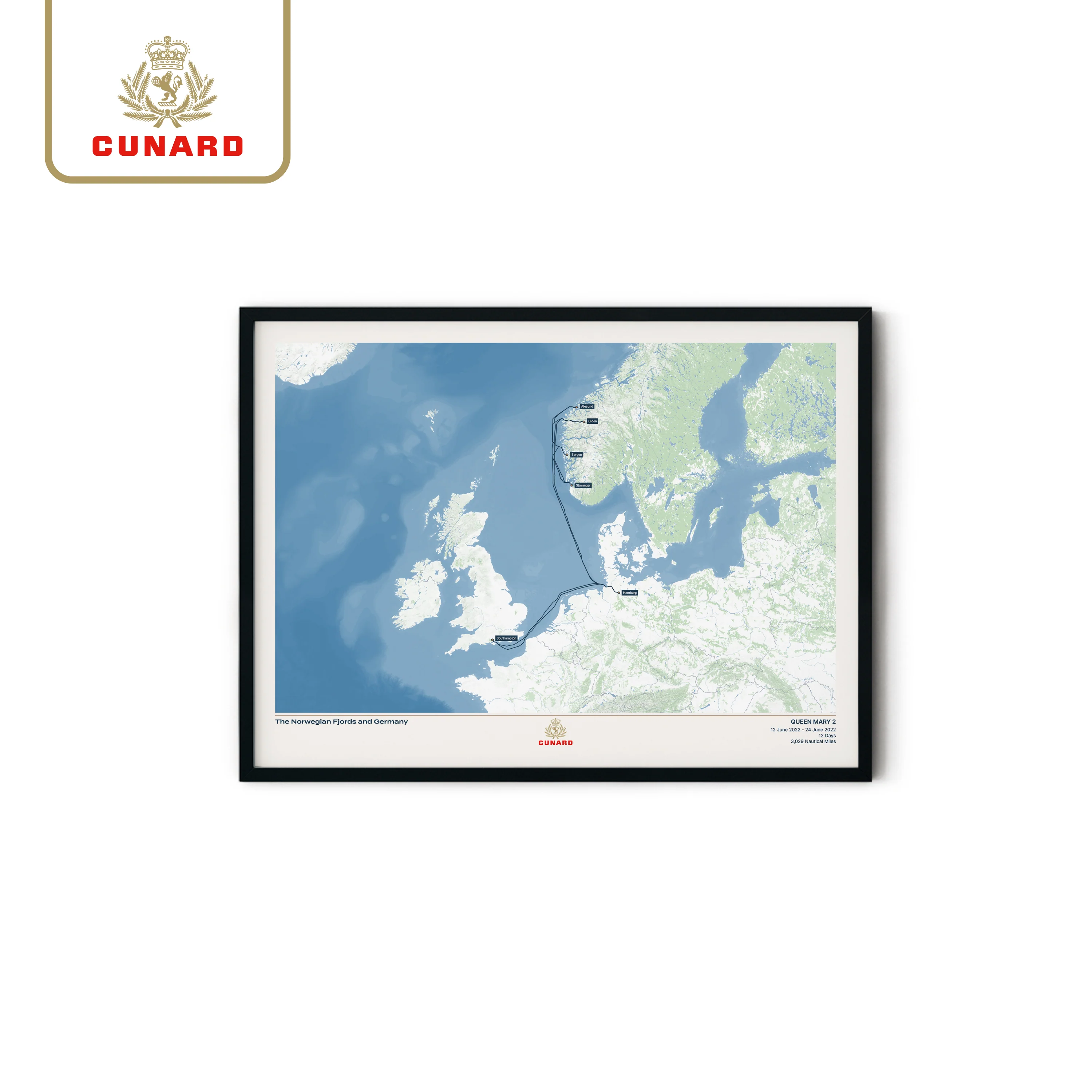 The Cunard Cruise Map - Image 17
