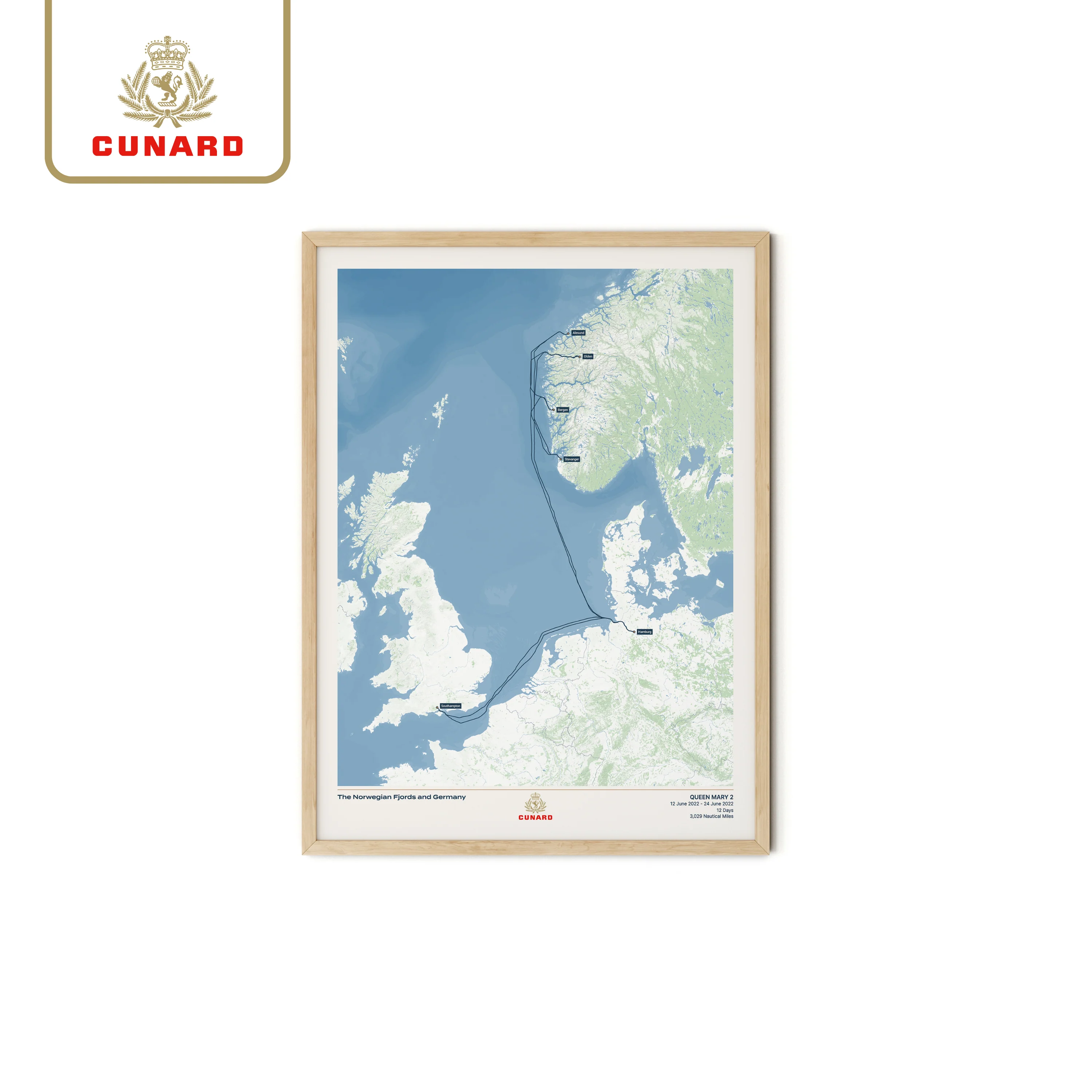 The Cunard Cruise Map - Image 21