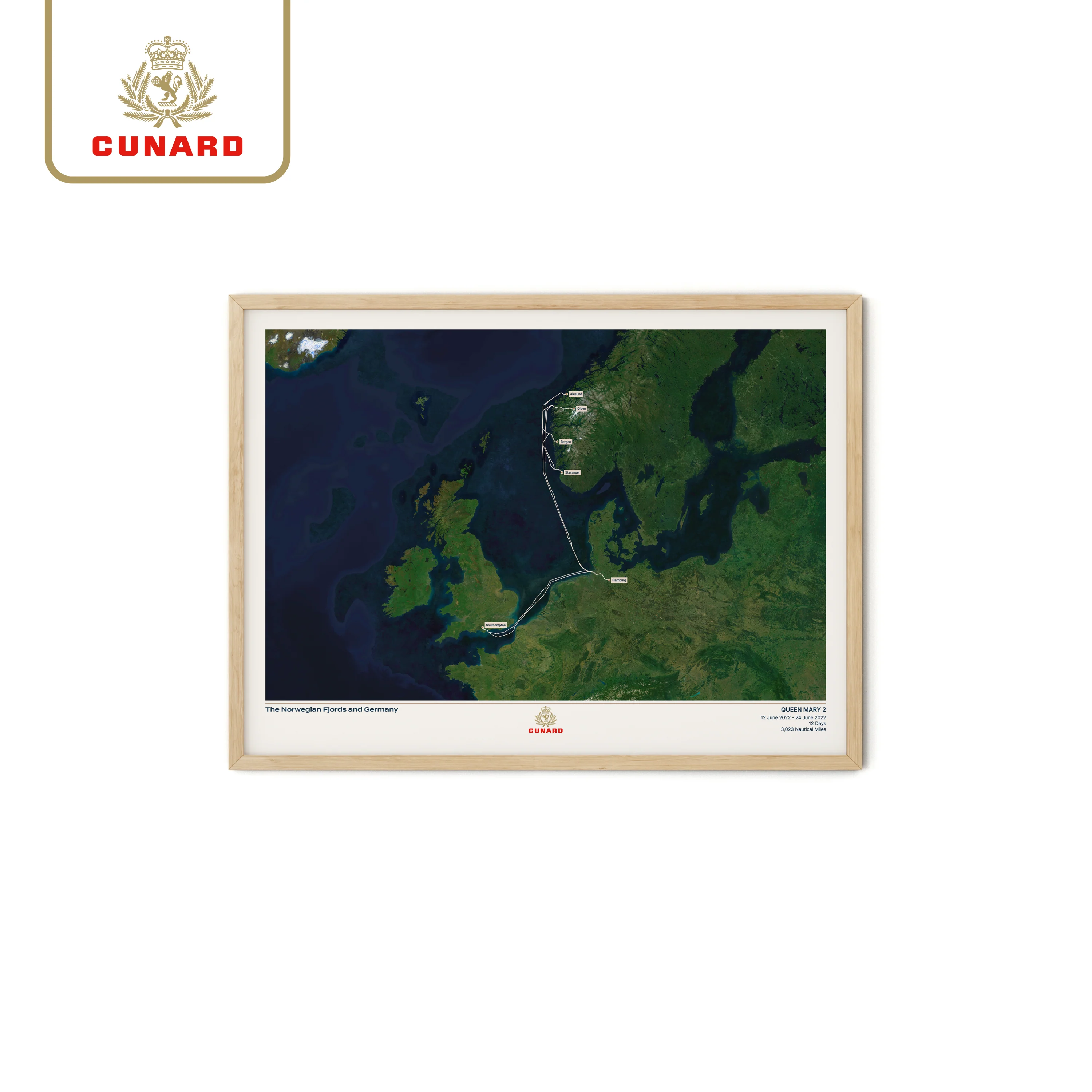 The Cunard Cruise Map - Satellite - Image 18