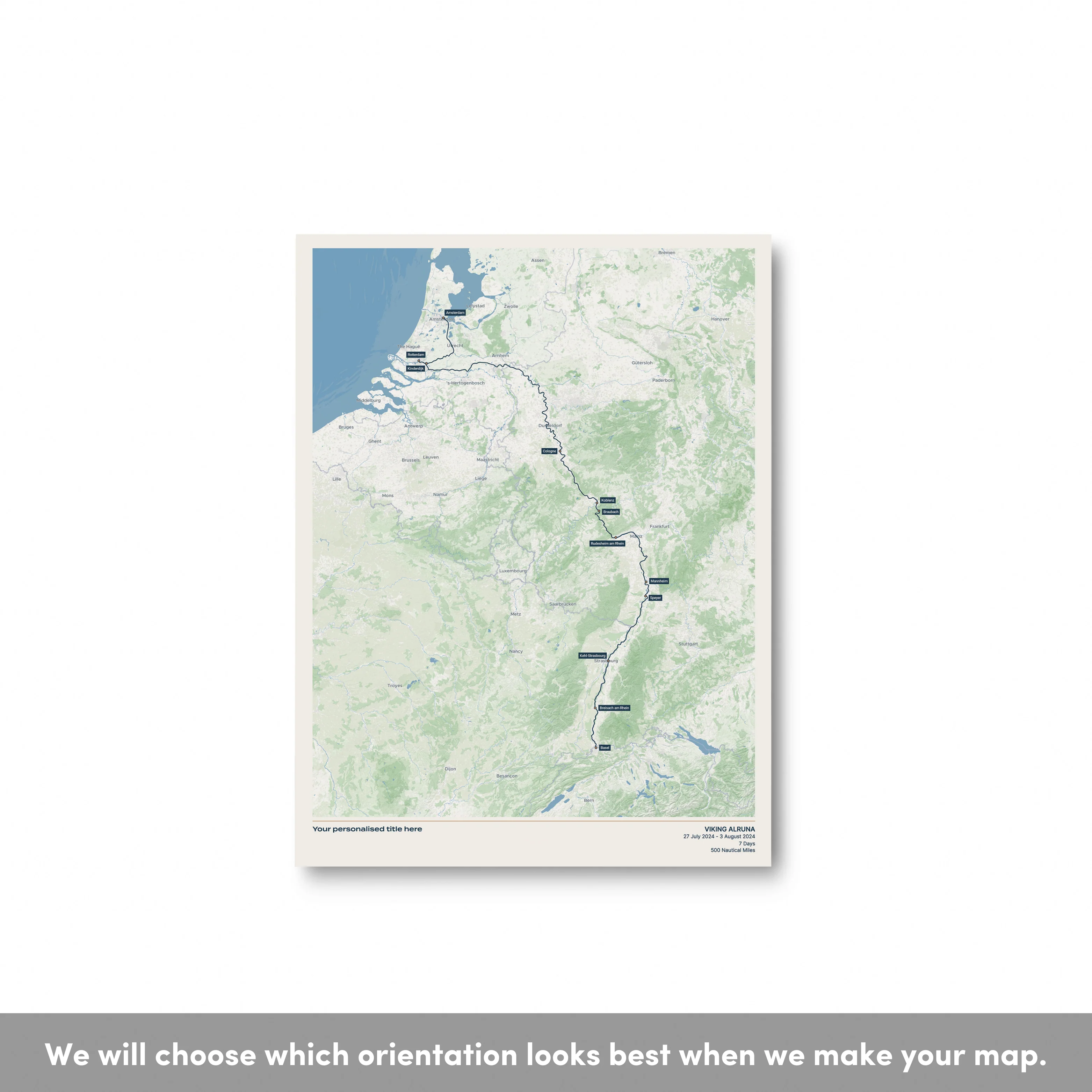 Custom River Cruise Map - Image 34