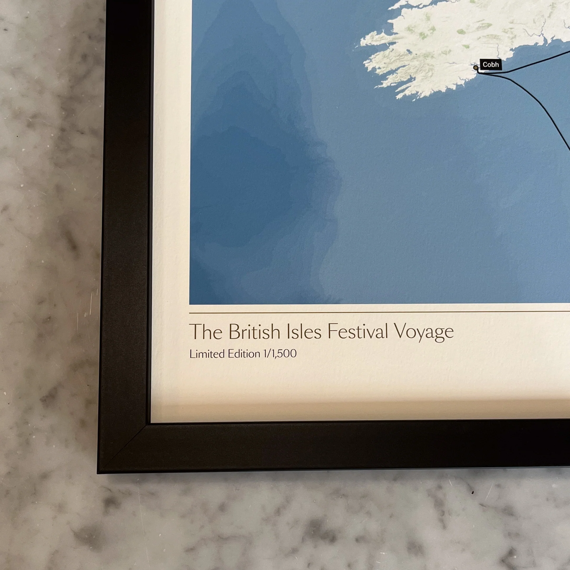 Limited Edition Queen Anne British Isles Festival Voyage Map - Image 4