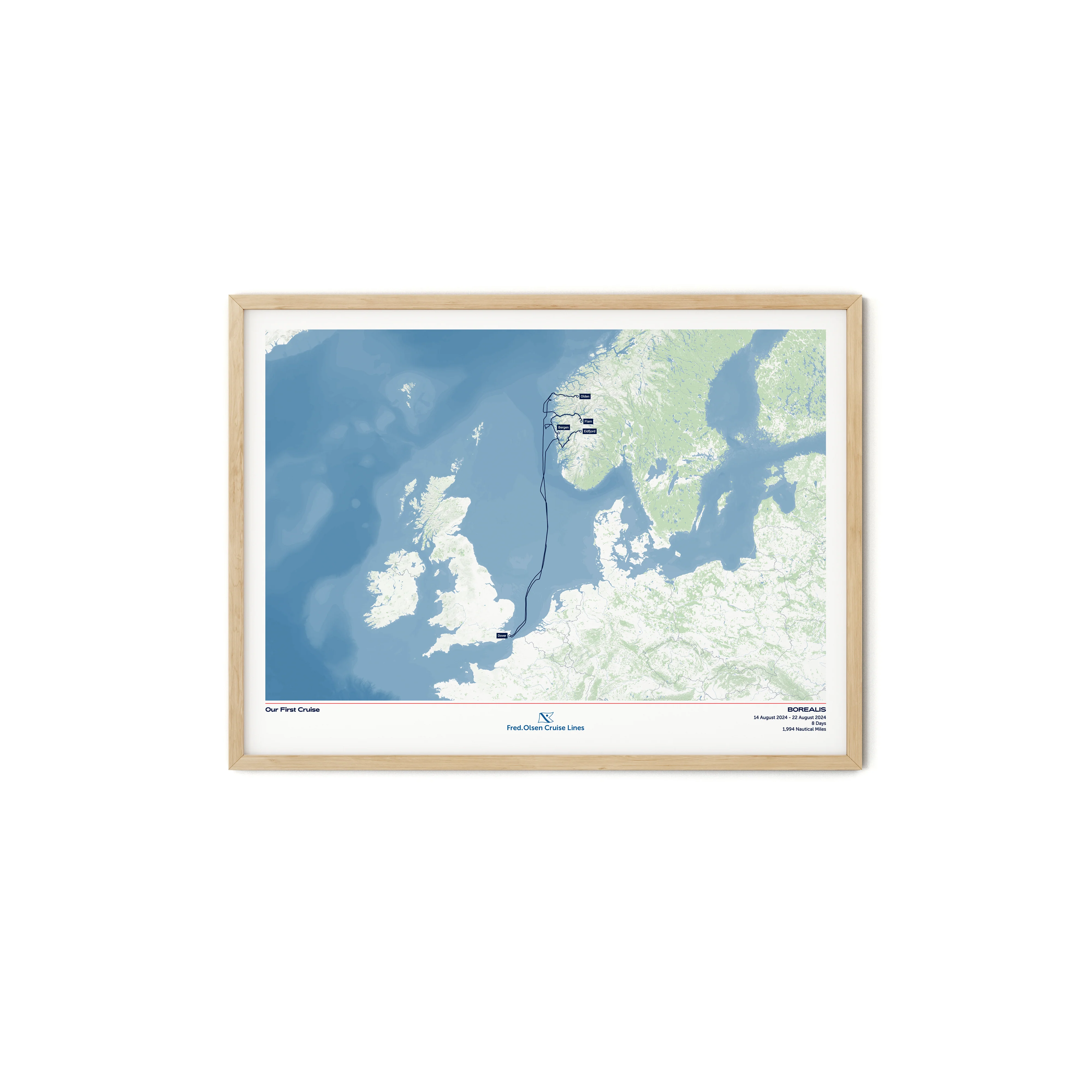 Fred. Olsen Custom Cruise Map - Image 21