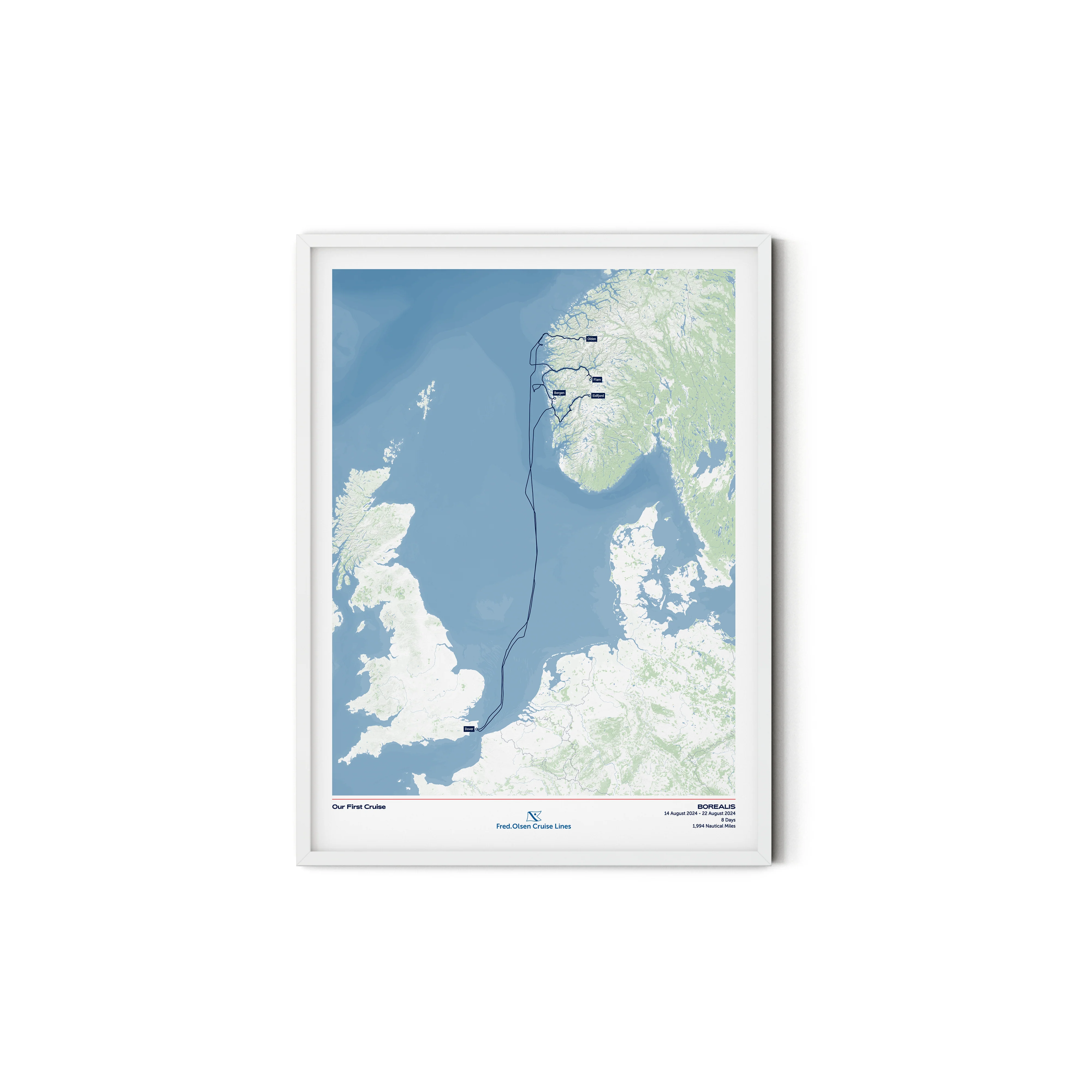 Fred. Olsen Custom Cruise Map - Image 25