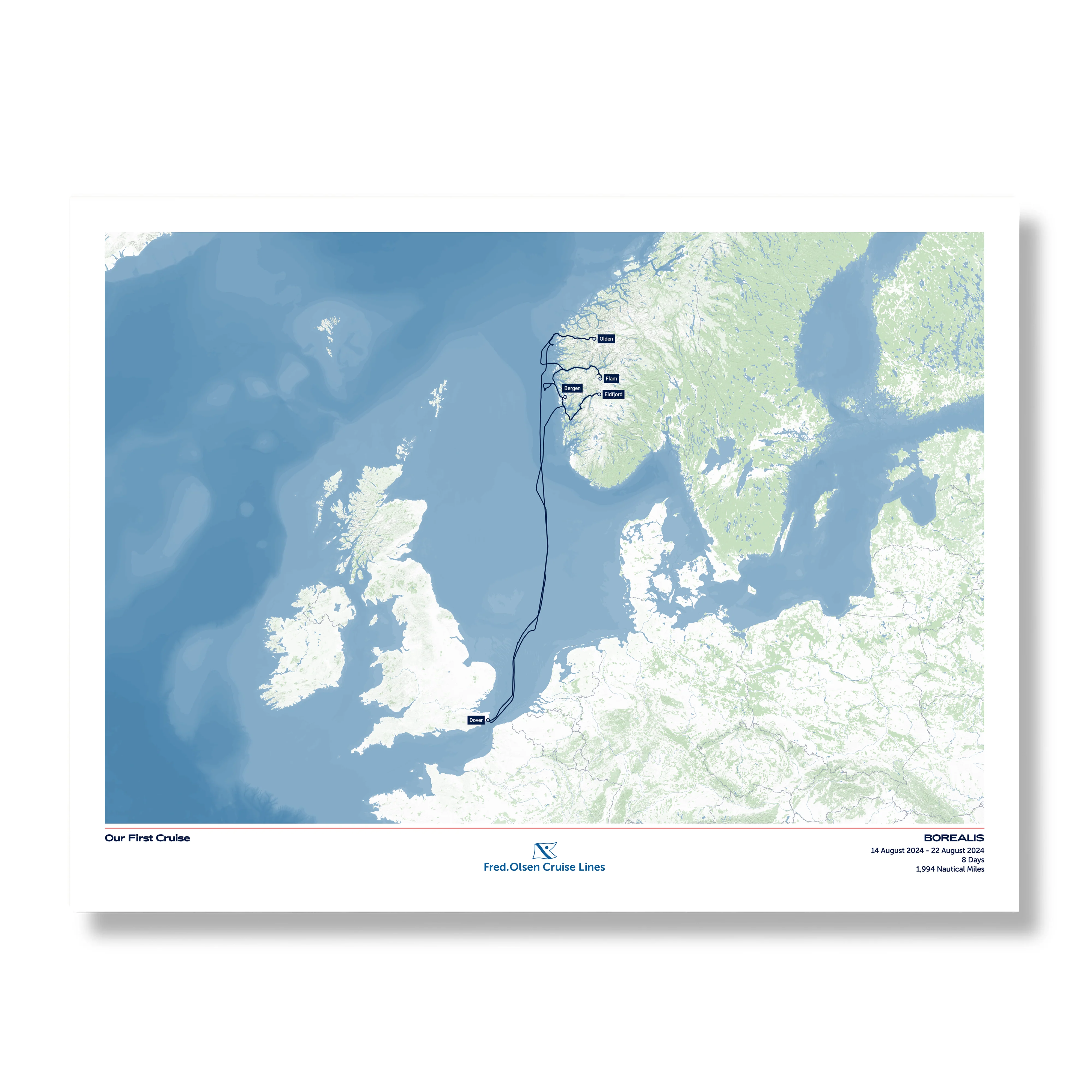 Fred. Olsen Custom Cruise Map - Image 27