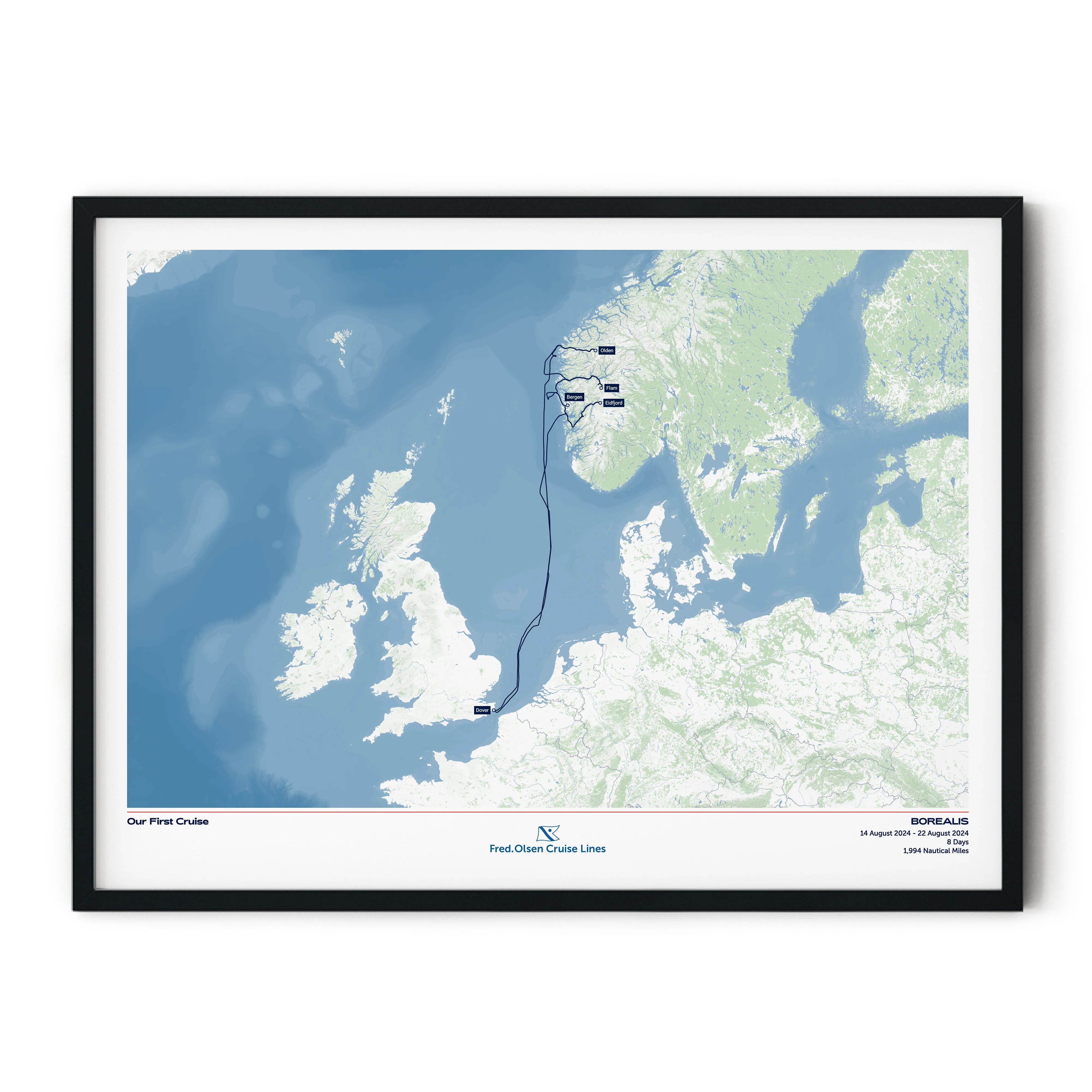 Fred. Olsen Custom Cruise Map - Image 30