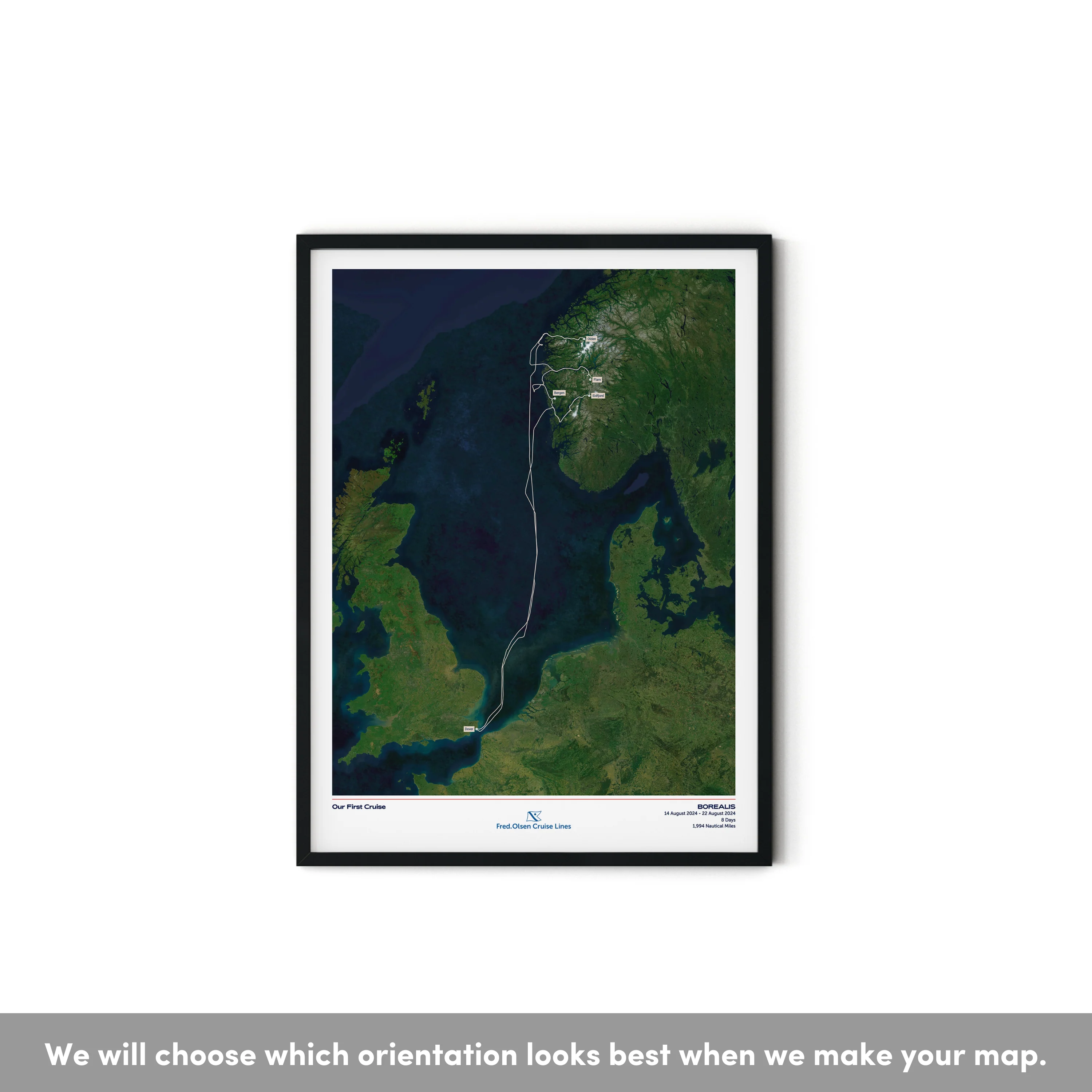 Fred. Olsen Custom Cruise Map - Satellite - Image 21