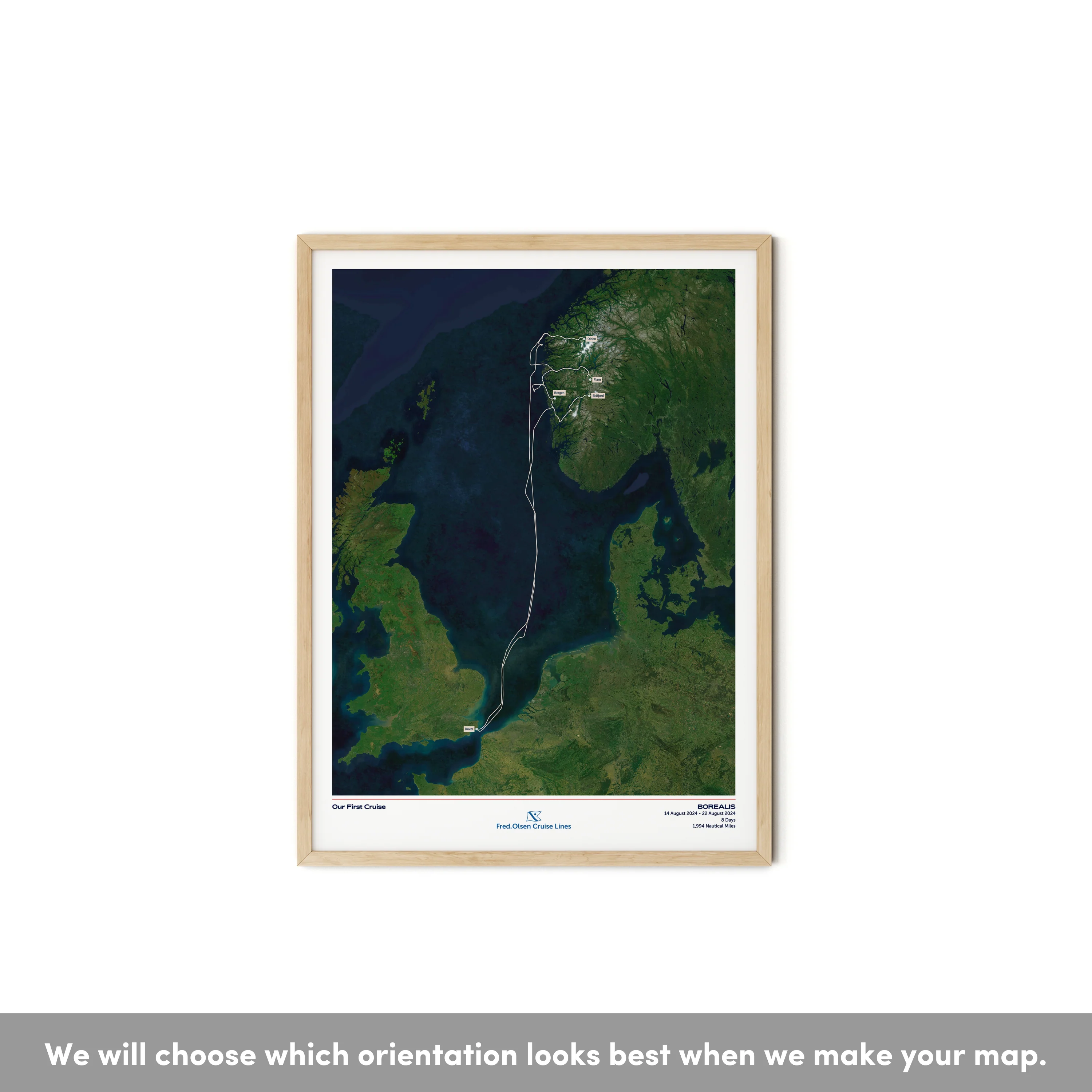 Fred. Olsen Custom Cruise Map - Satellite - Image 24