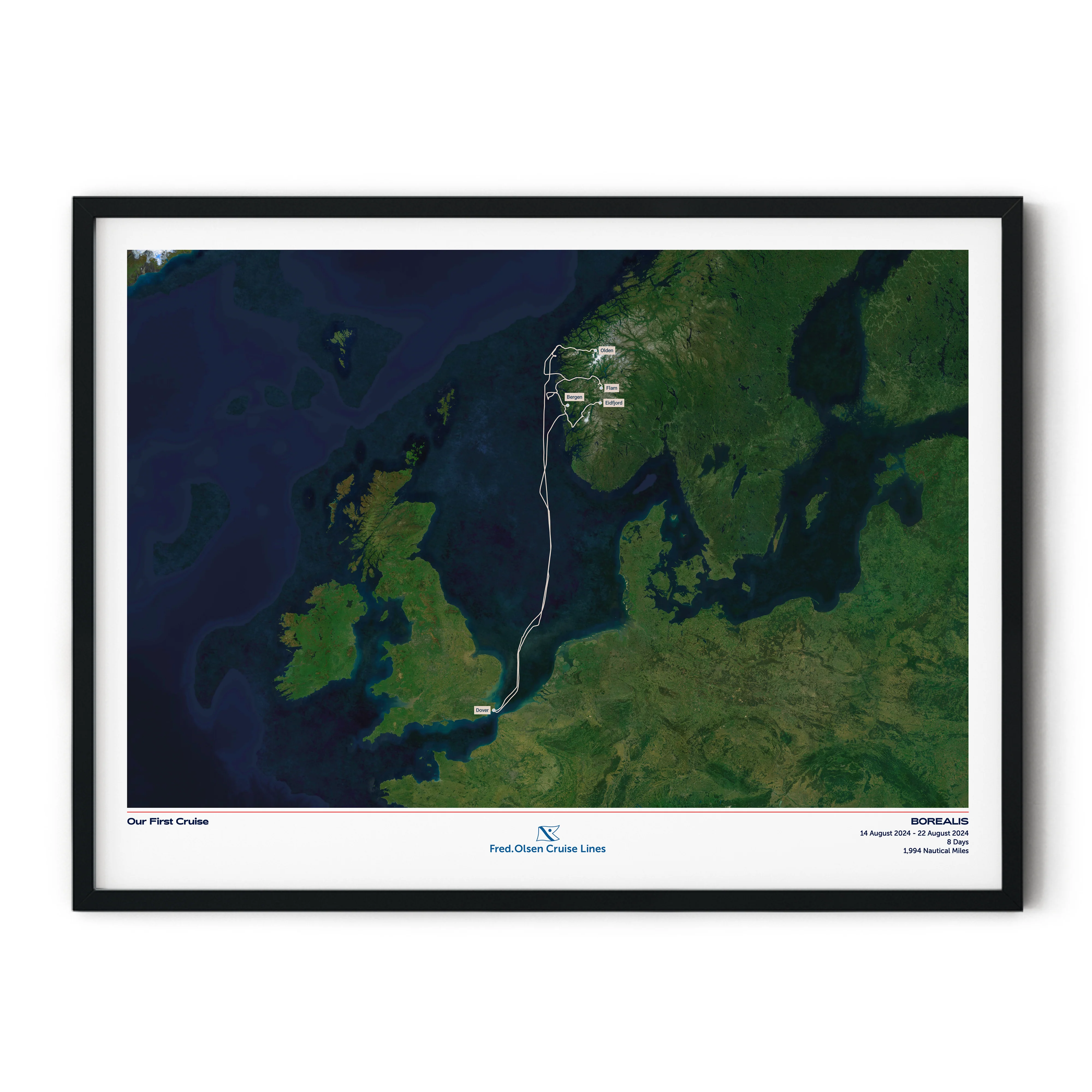 Fred. Olsen Custom Cruise Map - Satellite - Image 31