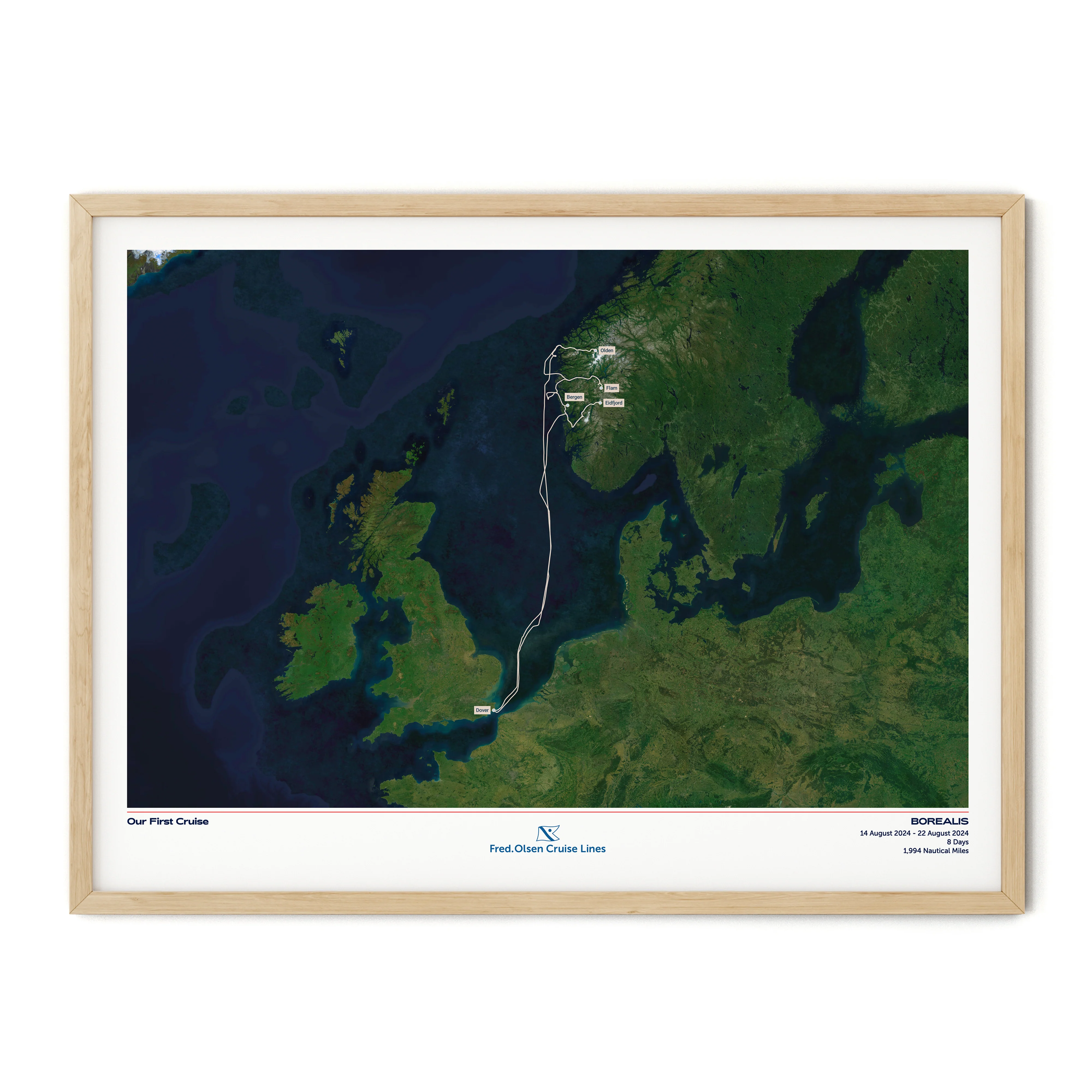 Fred. Olsen Custom Cruise Map - Satellite - Image 34